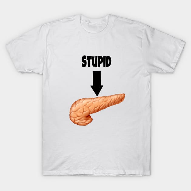 Stupid Pancreas T-Shirt by CatGirl101